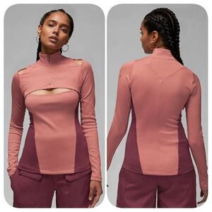Jordan 23 Engineered Women's 1/4-Zip Long-Sleeve Top Sz M